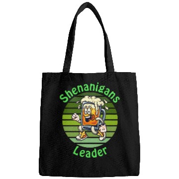Discover Shenanigans Leader Funny For St.Patrick Day Bags