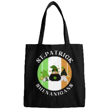 Discover ST PATRICK shenanigans funny St. patty's Bags