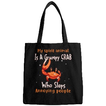 Discover My Spirit animal Is A Grumpy Crab Bags