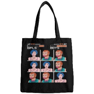 Discover Tic Tac Toe Girls vs. Boys Bags