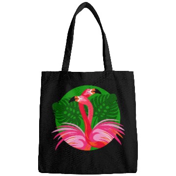 Discover Flamingo Birds Love Hug Bags