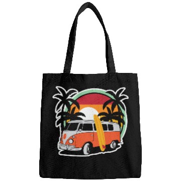 Discover Summer Surfer Beach Hippie Van Surfboard Bags