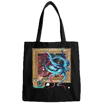 Discover An Octopus, A Camera, And A Dark Map Bags