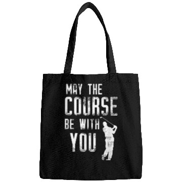 Discover May The Course Be With You Funny Golf Bags