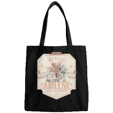 Discover abilene kansas wild west town Bags