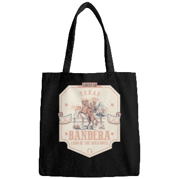 Discover bandera texas wild west town Bags