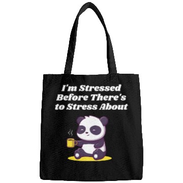 Discover Im Stressed Before Stress Introvert Nerd Antisocia Bags