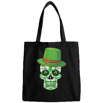 Discover Sugar Skull Saint Patricks Day of the Dead Bags