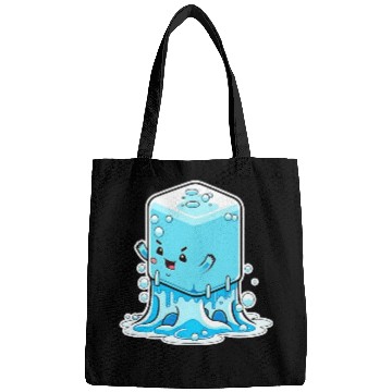 Discover Cute happy kawaii melting ice Bags