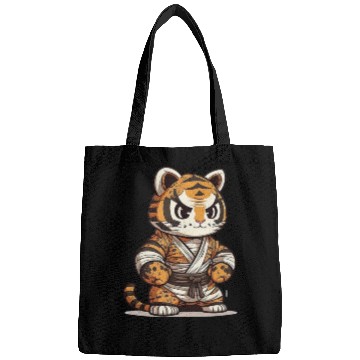 Discover a lion in a kimono Bags
