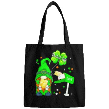 Discover Funny Postal Worker Life Gnome Shamrock St Patrick Bags
