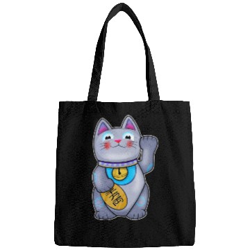 Discover Cute Helpful Maneki Neko Lucky Cat Bags