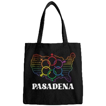 Discover Pasadena Pride Month Pride Flag LGBT Community LGB Bags