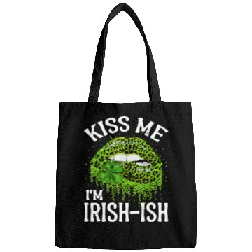 Discover Kiss Me I'm Irish Lips Sexy St Patricks Day Bags