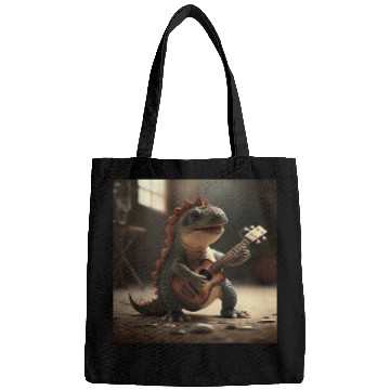 Discover Mini dino cute music guitar acoustic concert Bags