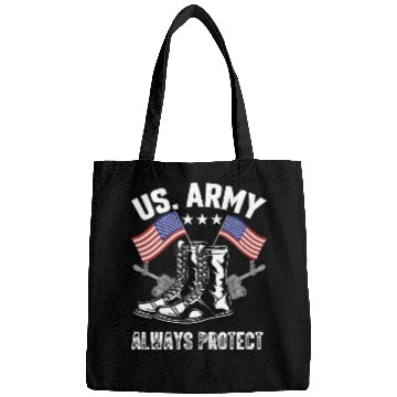 Discover Us army always protect Bags