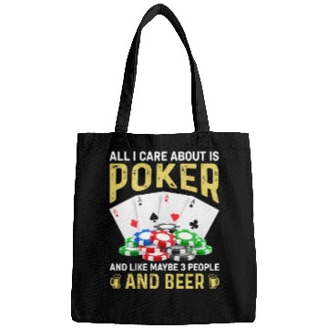 Discover poker people and beer Bags