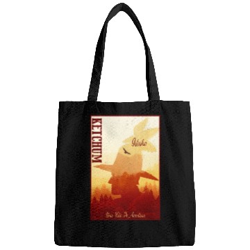 Discover Ketchum Idaho wild west town Bags