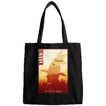 Discover Denver Colorado wild west town Bags