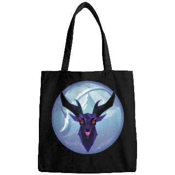 Discover Gothic Deer Goat Red Eyes Bags