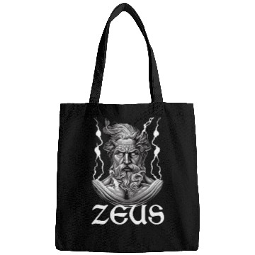 Discover Zeus God Lightning Greek Mythology Bags