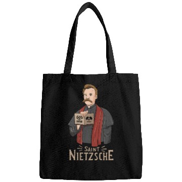 Discover Saint Nietzsche Design for a Philosophy Student Bags