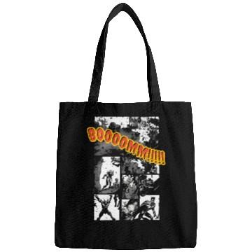 Discover Comic page of super hero magazine Bags