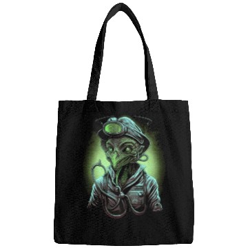 Discover Alien Nurse Stethoscope Syringe UFO Bags