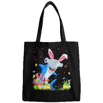 Discover Shark Fish Easter Egg Hunting Hammerhead Shark Eas Bags