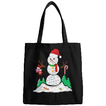 Discover Funny Golf Ball Snowman Balls Christmas Pajama Gif Bags