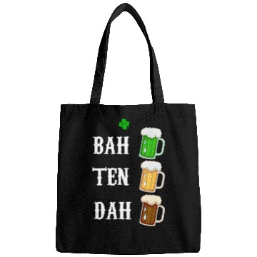 Discover BAH TEN DAH Funny St Patrick's Day Beer Bartender Bags