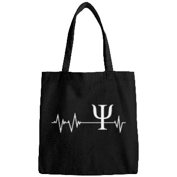 Discover Psychology Sign Heartbeat Bags