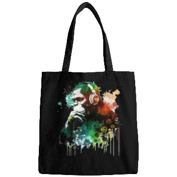 Discover Banksy DJ Monkey Thinker Bags