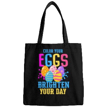 Discover Easter Colorful Egg Dye Rabbit Egg Hunt Bags