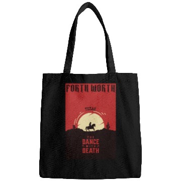 Discover Forth worth Texas wild west town Bags