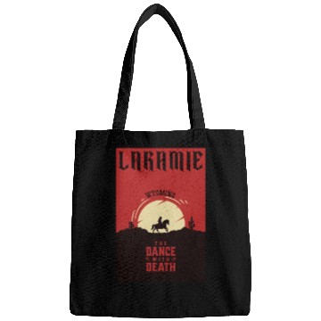 Discover Laramie Wyoming wild west town Bags