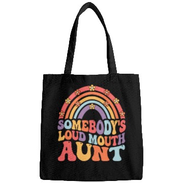 Discover Somebody’s Loud Mouth Aunt Retro Groovy Auntie Bags