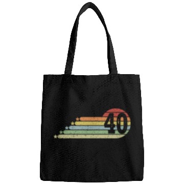 Discover 40th Birthday Retro Vintage 40 Years Men Women Bags