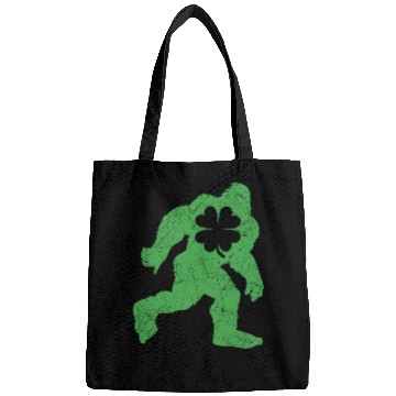Discover St Patricks Day Bigfoot Irish Sasqautch Bags