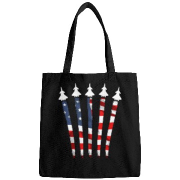 Discover Patriotic America USA Flag 4th Of July American Bags