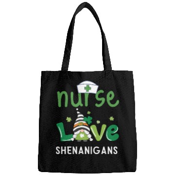 Discover Nurses Love Shenanigans Gnomes Shamrock Bags