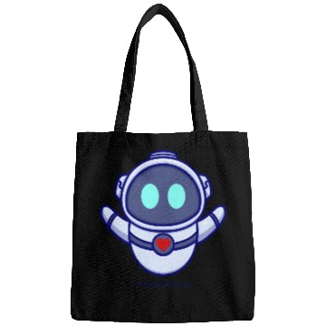 Discover Cute robot cartoon icon illustration gifts Bags