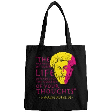 Discover Marcus Aurelius Stoic Philosophy Quote Bags