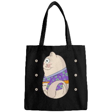 Discover Cute Japanese Cat Side View Open Eyes Bags