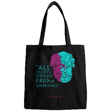 Discover Seneca Stoic Philosophy Quote Bags