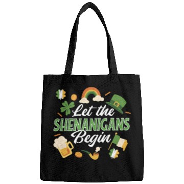 Discover Let The Shenanigans Begin St Patricks Day Bags