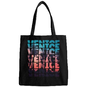 Discover Venice Beach California Vacation Ocean Palm Tree Bags