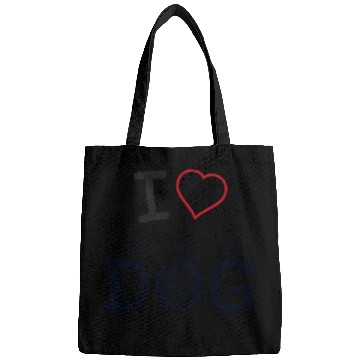 Discover i love my dog Bags