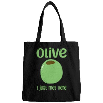 Discover Green Olive Lover Quote Bags