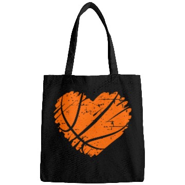 Discover I Love Basketball with Heart Shape Bags